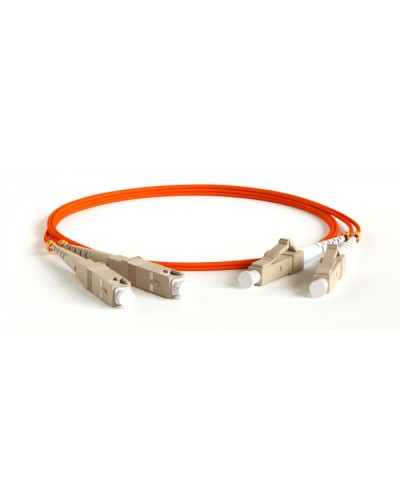 Патч-корд волоконно-оптический Hyperline FC-D2-50-SC/PR-SC/PR-H-8M-LSZH-OR в Уссурийске Патч-корды оптические Pintop.ru