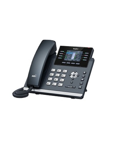 Yealink SIP-T44W - 12 аккаунтов, 2 порта USB, Wi-Fi, цветной экран, BLF, PoE, GigE, без БП, шт в Уссурийске Дополнительное оборудование для сетей Pintop.ru