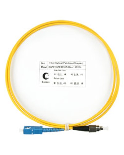 Шнур оптический simplex SC-FC 9/125 SM 1.5 м LSZH в Уссурийске Патч-корды оптические Pintop.ru