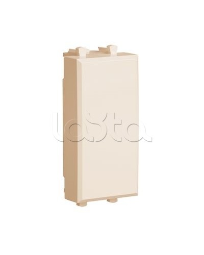 Заглушка Ванильная дымка Avanti модульная, 1 мод DKC 4405991 в Уссурийске Аксессуары для стоек и шкафов Pintop.ru