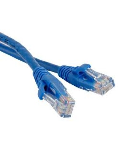 Патч-корд RJ45 - RJ45, 4 пары, UTP, категория 6, 0.5 м, синий, LSZH LANMASTER LAN-PC45/U6-0.5-BL в Уссурийске Патч-корды и пигтейлы Pintop.ru