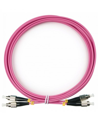Шнур оптический duplex FC-FC 50/125 mm OM4 2м LSZH в Уссурийске Патч-корды оптические Pintop.ru