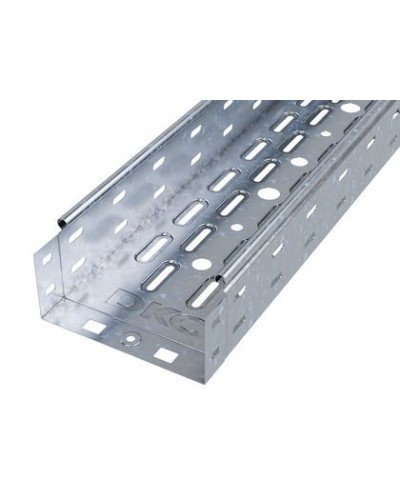 Лоток перфорированный 150х100 L 2000, горячеоцинкованный DKC 35332HDZ в Уссурийске Кабельные лотки Pintop.ru