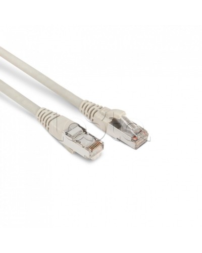 Патч-корд F/UTP Hyperline PC-LPM-STP-RJ45-RJ45-C6a-0.5M-LSZH-GY в Уссурийске Патчкорды (медные) Pintop.ru