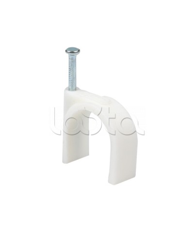 Скоба крепежная круглая (25мм.) (50шт.) EKF PROxima (plcn-sr-25) в Уссурийске Держатели, клипсы, скобы Pintop.ru