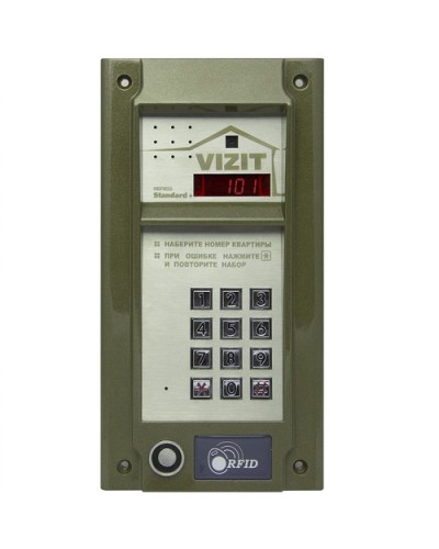 Блок вызова домофона Vizit БВД-N101RTCP в Уссурийске Блоки вызова многоабонентные Pintop.ru