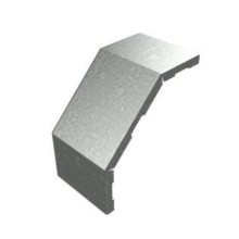 Крышка угла вертикального внешнего 90° 400х15 (0,7) для лестничного лотка ПожТехКабель (651-403)