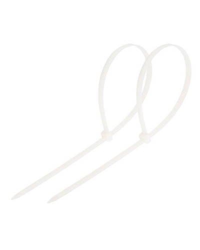 Стяжка нейлоновая неоткрывающаяся, безгалогенная (halogen free) 150x2.5мм, белая (100 шт) в Уссурийске Стяжки-хомуты Pintop.ru