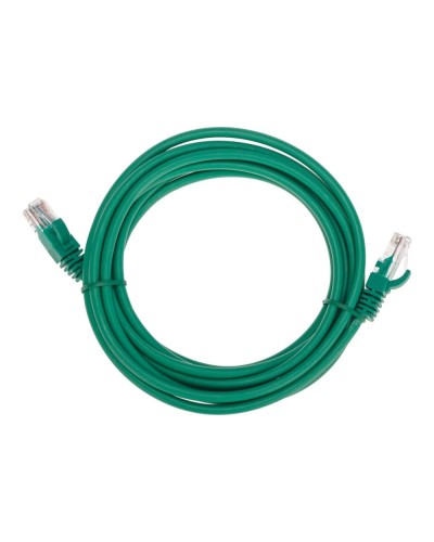 Патч-корд U/UTP, CAT 5e, RJ45-RJ45, 26AWG, LSZH, зеленый, 3м REXANT 02-0106-3 в Уссурийске Патчкорды (медные) Pintop.ru