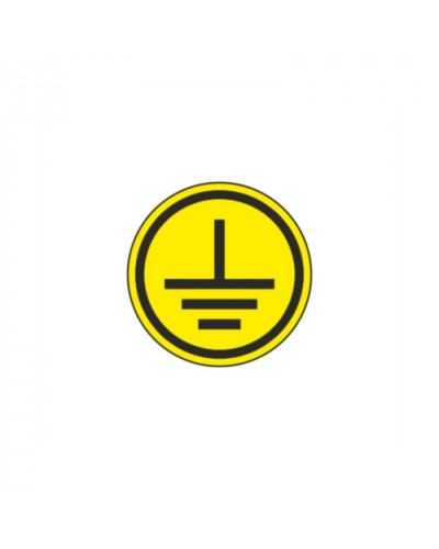 Самоклеящаяся этикетка: 30x30 мм, символ Заземление IEK YPC20-ZAZEM-1-096 в Уссурийске Дополнительное оборудование для ОПС Pintop.ru