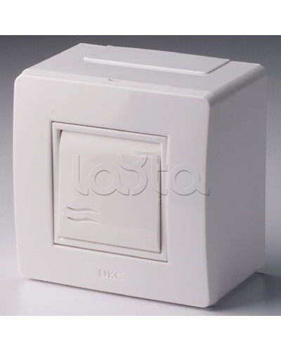 Коробка в сборе с выключателем, белая DKC 10002 в Уссурийске Аксессуары для кабель-канала Pintop.ru