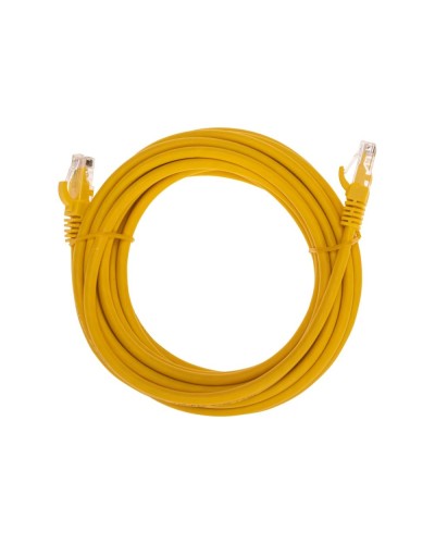 Патч-корд U/UTP, CAT 6, RJ45-RJ45, 26AWG, LSZH, желтый, 5м REXANT 02-0295-5 в Уссурийске Патчкорды (медные) Pintop.ru