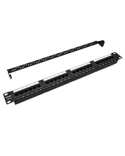 Патч-панель 19, 1U, 24xRJ45 Cabeus PL-24-Cat.5e-Dual IDC в Уссурийске Патч панель Pintop.ru