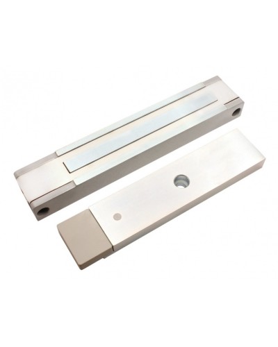 Электромагнитный замок с датчиком состояния двери ALeko ALM-400P (12В серый) в Уссурийске Электромагнитные замки Pintop.ru