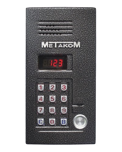 Блок вызова домофона Метаком MK2012-TM4EVN в Уссурийске Блоки вызова многоабонентные Pintop.ru