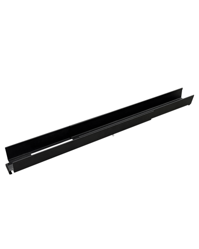 Горизонтальный лоток для установки между профилями шкафа LAN-DC шириной 800 мм, раздвижной, 457-762 мм, черный LANMASTER LAN-DC-CB-HTR-8 в Уссурийске Аксессуары для стоек и шкафов Pintop.ru