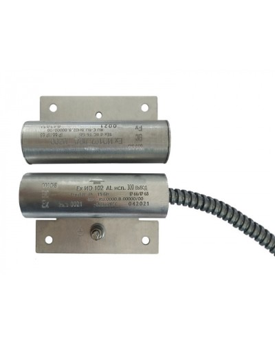 Извещатели охранные точечные магнитоконтактные взрывозащищённые Ех ИО102 Al исп.300, с магнитом М-50, с постоянно присоединенным кабелем в металлорукаве Магнито-Контакт в Уссурийске Извещатели охранные (Ex) Pintop.ru