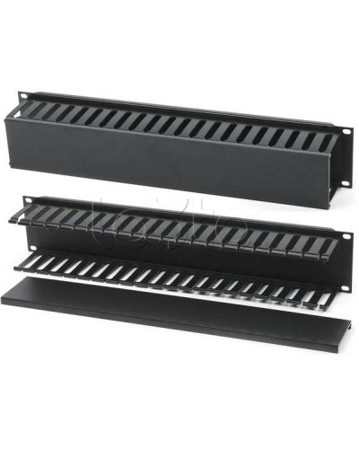 Организатор кабельный с крышкой, 19 Hyperline (CM-2U-PL-COV) в Уссурийске Аксессуары для кабель-канала Pintop.ru