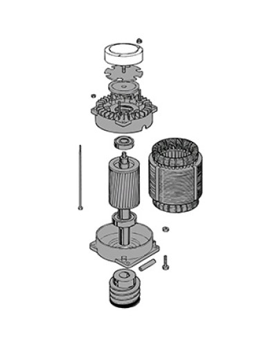 Электродвигатель C-BY Came 119RIC036 в Уссурийске Запчасти для шлагбаумов и автоматики Pintop.ru