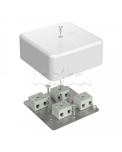 Коробка огнест для кабель-канала 40-0470-FR2.5-8 Е15-Е60 (латунь) 103х103х45 Промрукав (40-0470-FR2.5-8-Е60) в Уссурийске Распределительные коробки Pintop.ru