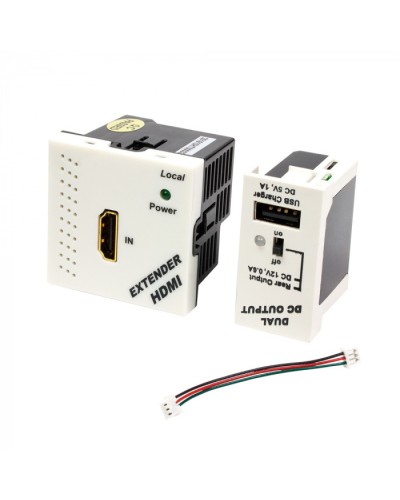 Конвертор RJ45-HDMI LANMASTER LAN-SIP-23HDMI/TX-WH в Уссурийске Медиаконвертеры Pintop.ru