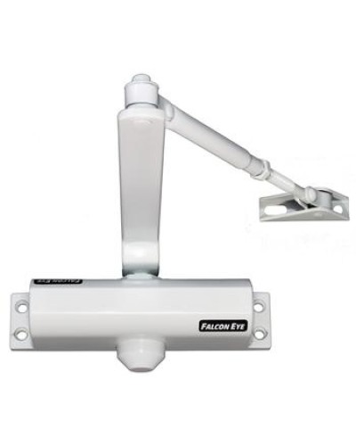 Доводчик дверной Falcon Eye FE-B4W (белый) в Уссурийске Доводчики Pintop.ru