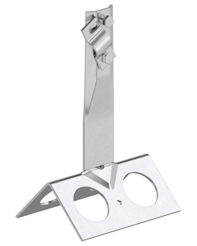 Держатель проводника круглого 6-10мм винтовой IEK (ZDP81-20-4-16-100) в Уссурийске Крепеж Pintop.ru