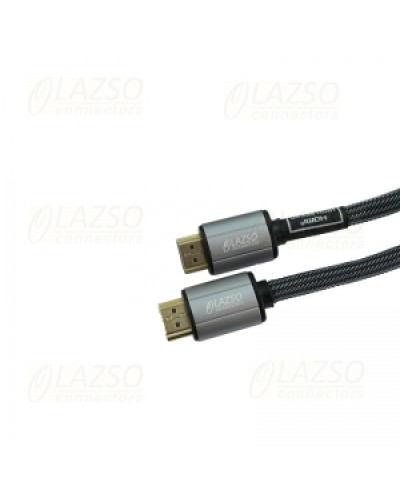 Кабель для передачи сигналов HDMI 2.0 LAZSO WH-111(3m)-B в Уссурийске Патч-корды и пигтейлы Pintop.ru