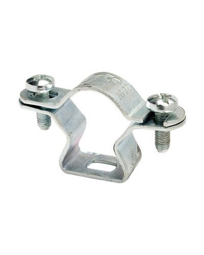 Стальной хомут 32-1 мм, оцинкованная сталь DKC 6040-32 в Уссурийске Крепеж Pintop.ru