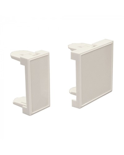 Заглушка 22.5х45, белая LANMASTER (LAN-SIP-22B-WH) в Уссурийске Проходные адаптеры и розетки оптические Pintop.ru