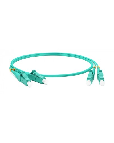Патч-корд волоконно-оптический MM 50/125(OM3), LC-LC, duplex, LSZH, 1 м Hyperline FC-D2-503-LC/PR-LC/PR-H-1M-LSZH-AQ (FC-503-LC-LC-10G-1M) в Уссурийске Патч-корды оптические Pintop.ru