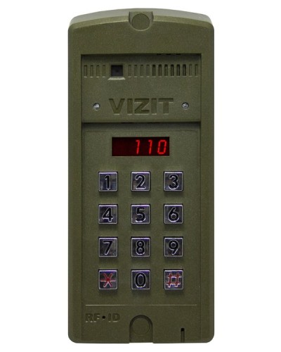 Блок вызова до 100 абонентов Vizit БВД-SM110FCP в Уссурийске Блоки вызова многоабонентные Pintop.ru