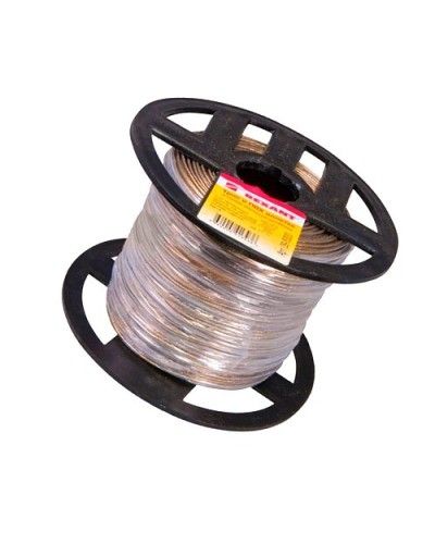 Трос стальной в ПВХ изоляции d2.5 мм (200 м) REXANT 09-5325 в Уссурийске Крепежные изделия Pintop.ru