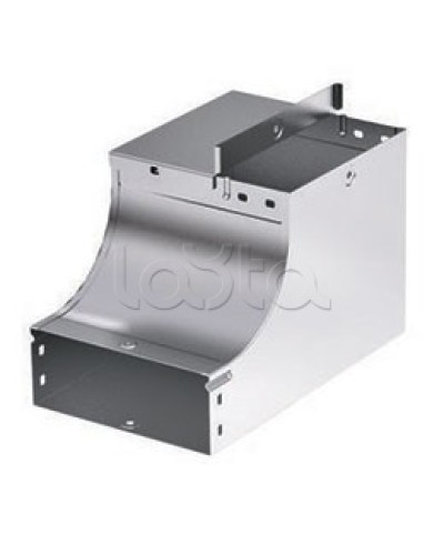 Угол CSSD 90 вертикальный внутр. переходник прав. осн. 150 DKC в Уссурийске Аксессуары для кабель-канала Pintop.ru