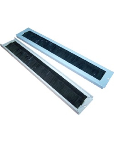 Ввод кабельный щеточный для настенных шкафов (серый) TWT TWT-CBW-BP в Уссурийске Аксессуары для стоек и шкафов Pintop.ru