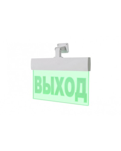 Световое табло ВИСТЛ Молния-24-УЛЬТРА ВЫХОД с Гравировкой (под знак безопасности) в Уссурийске Оповещатели Pintop.ru