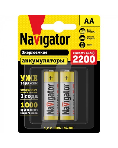 Аккумулятор Navigator 94 785 NHR-2200-HR6-RTU-BP2 в Уссурийске Электротехническое оборудование Pintop.ru