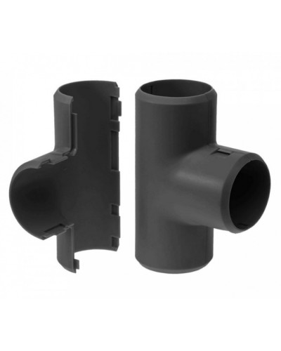 Тройник разборный черный д16 (70шт/700шт уп/кор) Промрукав (PR13.0195) в Уссурийске Повороты, муфты, тройники Pintop.ru