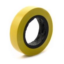 Изолента ПВХ 20 метров ширина 19мм (Желтый) ПожТехКабель PTK-Accessories