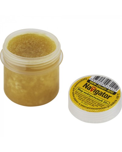 Жир паяльный Navigator 93 141 NEM-Zhn01-B20 (нейтральный, 20 гр) в Уссурийске Аксессуары для кабель-канала Pintop.ru