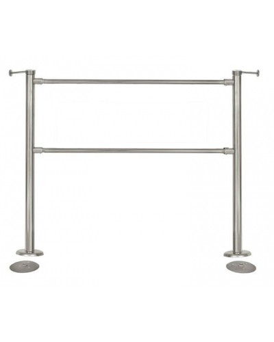 Стойка Ростов-Дон ОБ1/2-1 (Хром) в Уссурийске Ограждения Pintop.ru