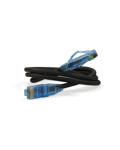Патч-корд U/UTP Hyperline PC-LPM-UTP-RJ45-RJ45-C6-15M-LSZH-BK в Уссурийске Патчкорды (медные) Pintop.ru