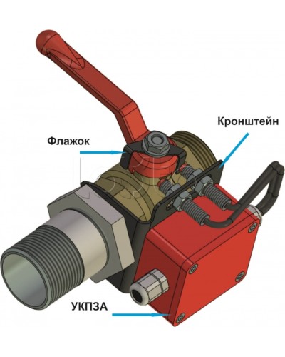 Кронштейн КШ-25-46-И (для УКПЗА v1, v2) Спецавтоматика в Уссурийске Дополнительное оборудование пожаротушения Pintop.ru