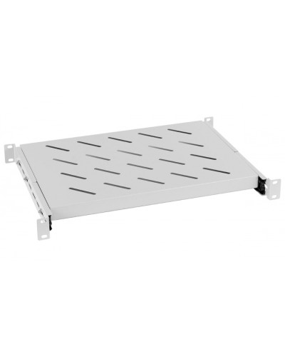 Полка выдвижная 1U для шкафов и стоек глубиной 600 мм Cabeus JE05-600 в Уссурийске Полки для шкафов и стоек Pintop.ru