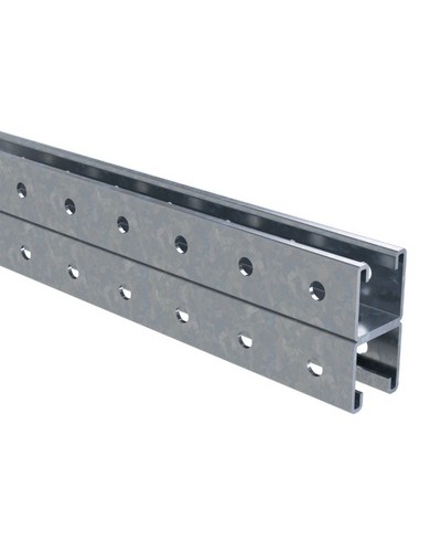 Профиль С-образный двойной 41х41, L6000, толщ.2,5 мм, горячеоцинкованный DKC BPD4160HDZ в Уссурийске Аксессуары для кабель-канала Pintop.ru