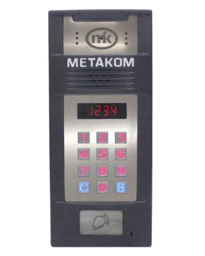 Многоабонентый антивандальный блок вызова со встроенной видеокамерой Метаком MК2018-RFiV в Уссурийске Блоки вызова многоабонентные Pintop.ru