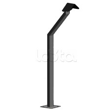 Стойка кнопки выхода Аякс наклонная исп.01 (под бетонирование), черная Магнито-контакт