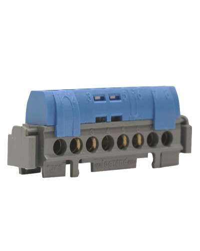 Клеммная колодка IP 2X нейтраль синяя Legrand 004842 в Уссурийске Клеммные колодки Pintop.ru