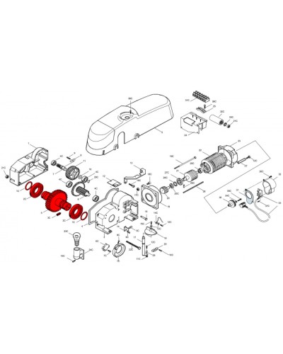 Соединитель для стрелы G12000 Came 119RIG081 в Уссурийске Запчасти для шлагбаумов и автоматики Pintop.ru