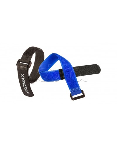 Стяжка-липучка NIKOMAX NMC-CTV290-20-HB-BK-10 (10шт) в Уссурийске Стяжки-хомуты Pintop.ru